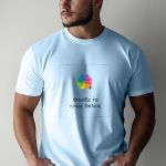 Sol's Imperial Ανδρικό T-Shirt | Γαλάζια Μπλούζα με Εκτύπωση