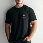 Sol's Imperial Ανδρικό T-Shirt | Σκούρο Γκρι με Εκτύπωση στο Στήθος