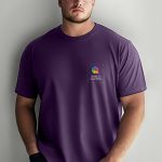 Sol's Imperial Ανδρικό T-Shirt | Μωβ Μπλούζα με Εκτύπωση στο Στήθος