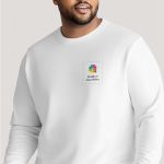 Sol's Imperial Μακρυμάνικο Λευκό T-Shirt με Εκτύπωση στην Πλάτη