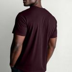 Sol's Imperial Ανδρικό T-Shirt | Μπορντώ με Εκτύπωση στο Στήθος