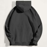 Ανδρικό Γκρι Φούτερ με Κουκούλα & Εκτύπωση στο Στήθος