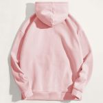 Ανδρικό Ροζ Φούτερ με Κουκούλα & Εκτύπωση Σχεδίου