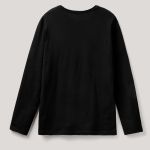 Sol's Imperial Μακρυμάνικο T-Shirt με Εκτύπωση, Μαύρο Χρώμα