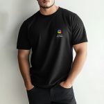 Sol's Imperial 11500 – Premium Ανδρική Μαύρη Μπλούζα T-Shirt με Εκτύπωση στην Πλάτη & το Στήθος