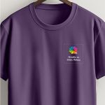 Sol's Imperial Ανδρικό T-Shirt | Μωβ Μπλούζα με Εκτύπωση στο Στήθος