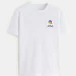 Sol's Imperial Ανδρικό T-Shirt | Λευκό με Εκτύπωση στο Στήθος