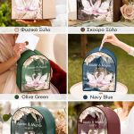 Ξύλινο Κουτί Ευχών με Όνομα για Βάπτιση σε Σχήμα Καμάρα