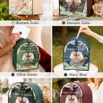 Ξύλινο Κουτί Ευχών για Βάφτιση σε Σχήμα Καμάρας με Όνομα