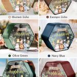 Προσωποποιημένο Premium Κουτί Ευχών με Όνομα για Βάφτιση