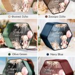 Ξύλινο Κουτί Βάπτισης Για Ευχές Με Όνομα & Προσωποποίηση