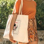 Τσάντα Tote με Όνομα Σχολείου και Τάξη, Αναμνηστικό για Δημοτικό
