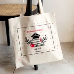 Τσάντα Tote με Όνομα Σχολείου, Αναμνηστικό για Δημοτικό