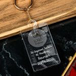 Plexi Μπρελόκ με Λογότυπο Σχολείου, Αναμνηστικό Αποφοίτησης