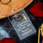 Plexi Μπρελόκ με Ημερομηνία Reunion, Σχολικό Αναμνηστικό