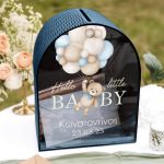 Κουτί Ευχών Βάπτισης Προσωποποιημένο με Όνομα Παιδιού