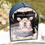 Ξύλινο Κουτί Ευχών για Βάφτιση για Ευχές και Αναμνήσεις