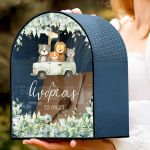 Διακοσμητικό Κουτί για Ευχές Βάπτισης σε Σχήμα Καμάρα