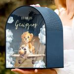 Κουτί Ευχών Βάπτισης με Όνομα και Ημερομηνία