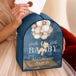 Κουτί Ευχών Βάπτισης με Όνομα και Σχήμα Καμάρα για Ευχές