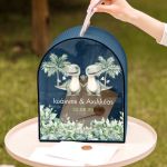 Premium Κουτί Ευχών Βάπτισης σε Σχήμα Καμάρα