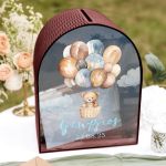 Εξατομικευμένο Κουτί Ευχών για Βάπτιση σε Σχήμα Καμάρας & Όνομα