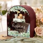 Διακοσμητικό Κουτί για Ευχές Βάπτισης σε Σχήμα Καμάρα
