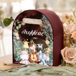 Προσωποποιημένο Ξύλινο Κουτί Ευχών Βάπτισης με Όνομα
