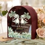 Premium Κουτί Ευχών Βάπτισης σε Σχήμα Καμάρα