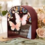 Ξύλινο Κουτί Ευχών για Βάπτιση με Προσωποποίηση