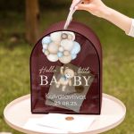 Κουτί Ευχών Βάπτισης Προσωποποιημένο με Όνομα Παιδιού