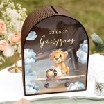 Κουτί Ευχών Βάπτισης με Όνομα και ΗμερομηνίαΚουτί Ευχών Βάπτισης με Όνομα και Ημερομηνία