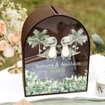 Premium Κουτί Ευχών Βάπτισης σε Σχήμα Καμάρα