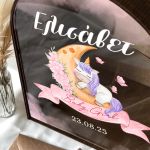 Κουτί σε Σχήμα Καμάρα για Ευχές Βάπτισης με Όνομα Παιδιού