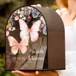 Ξύλινο Κουτί Ευχών για Βάπτιση με Προσωποποίηση