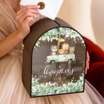 Διακοσμητικό Κουτί για Ευχές Βάπτισης σε Σχήμα Καμάρα