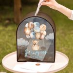 Εξατομικευμένο Κουτί Ευχών για Βάπτιση σε Σχήμα Καμάρας & Όνομα