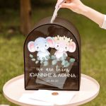 Προσωποποιημένο Κουτί Βάπτισης για ευχές σε Σχήμα Καμάρας