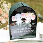 Προσωποποιημένο Κουτί Βάπτισης για ευχές σε Σχήμα Καμάρας