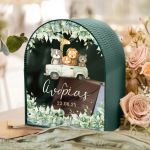 Διακοσμητικό Κουτί για Ευχές Βάπτισης σε Σχήμα Καμάρα