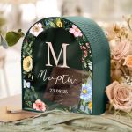 Προσωποποιημένο Κουτί Βάπτισης σε Σχήμα Καμάρα για Ευχές