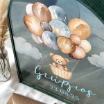 Εξατομικευμένο Κουτί Ευχών για Βάπτιση σε Σχήμα Καμάρας & Όνομα