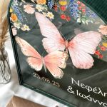 Ξύλινο Κουτί Ευχών για Βάπτιση με Προσωποποίηση