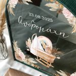 Premium Ξύλινο Κουτί Βάφτισης για Ευχές με Εξατομικευμένο Όνομα