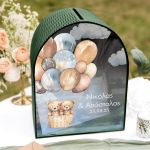 Ξύλινο Κουτί Ευχών για Βάφτιση με Εξατομικευμένα Ονόματα