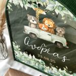 Διακοσμητικό Κουτί για Ευχές Βάπτισης σε Σχήμα Καμάρα