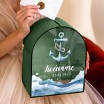 Κουτί Ευχών για Βάπτιση με Όνομα και Ημερομηνία