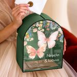 Ξύλινο Κουτί Ευχών για Βάπτιση με Προσωποποίηση