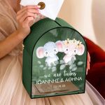 Προσωποποιημένο Κουτί Βάπτισης για ευχές σε Σχήμα Καμάρας