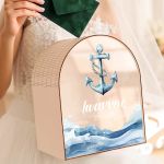 Κουτί Ευχών για Βάπτιση με Όνομα και Ημερομηνία